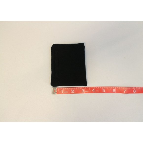 Black flannel Bra Strap Padding or Sling Cushion Port Pillow - Picture 3 of 4